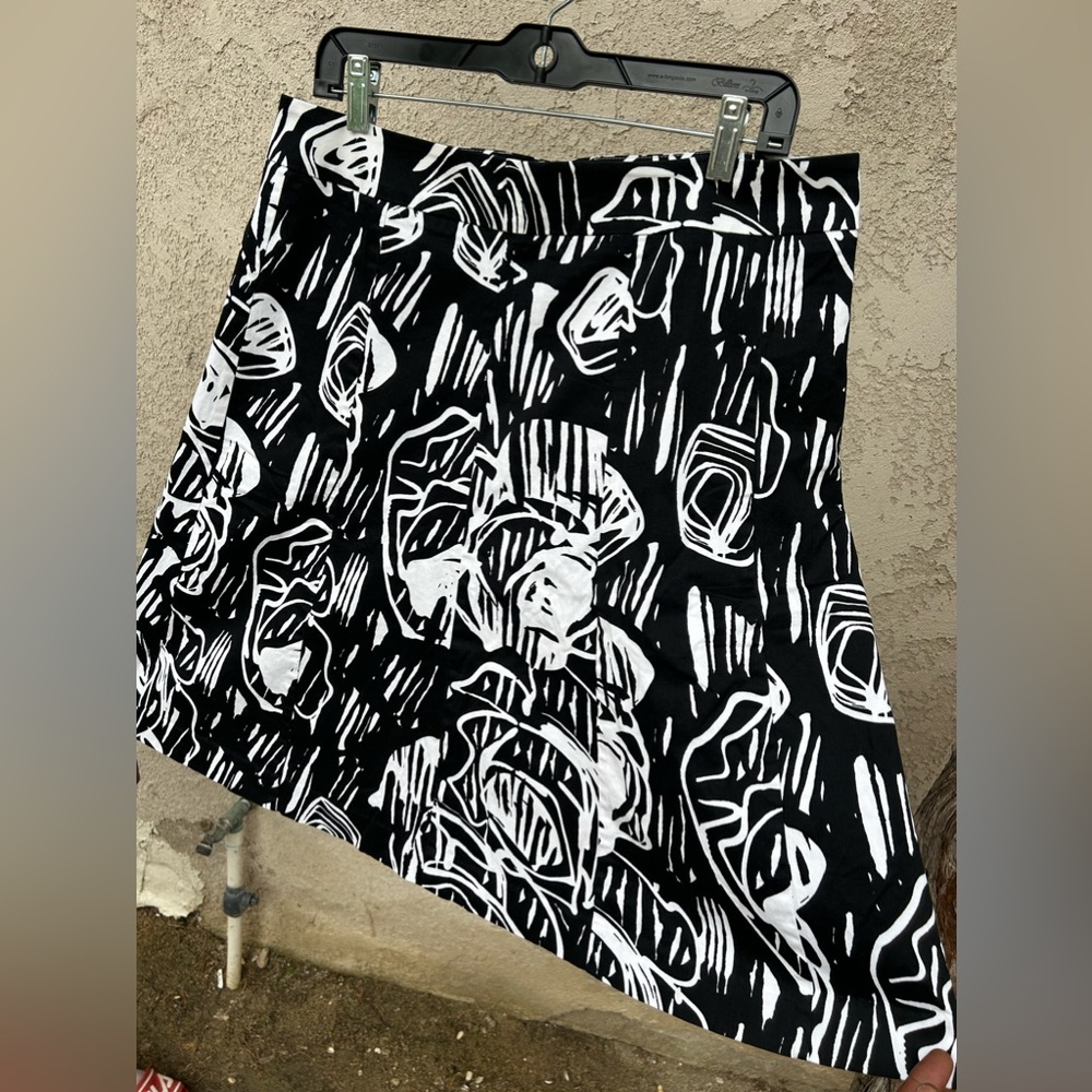 NW Lane Bryant Stretch Cotton A-Line Midi Skirt Sz 14